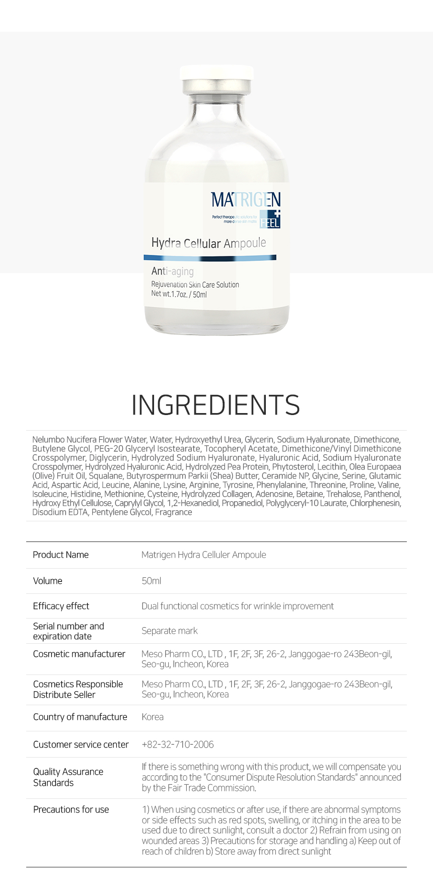 Hydra Cellular Ampoule